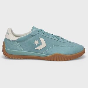 Converse Teal Suede Sneakers with White Star